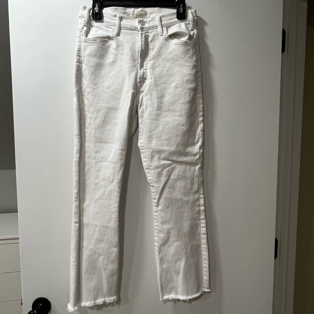 Mother, size 30, white jeans